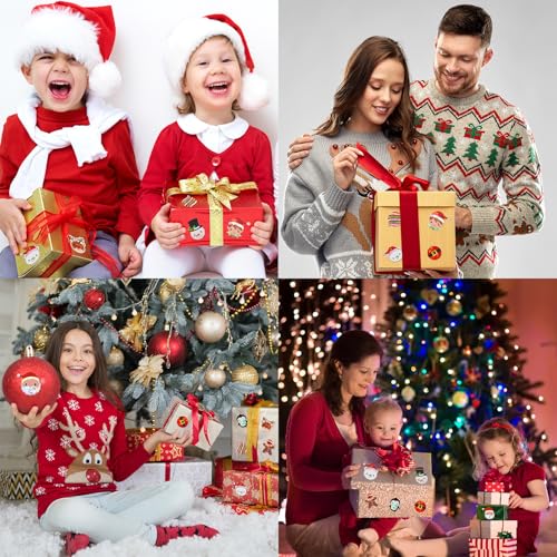 Christmas Stickers 1 Roll 500Pcs Z183993