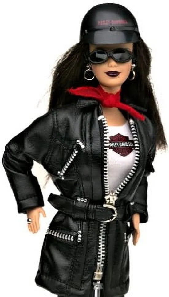 Brunette Barbie Doll Motorcycle C897556