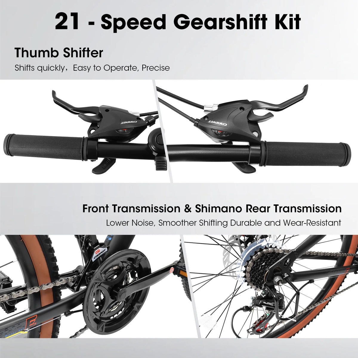 24 inch Mountain Bike with 21 Speed Disc Brakes M643
