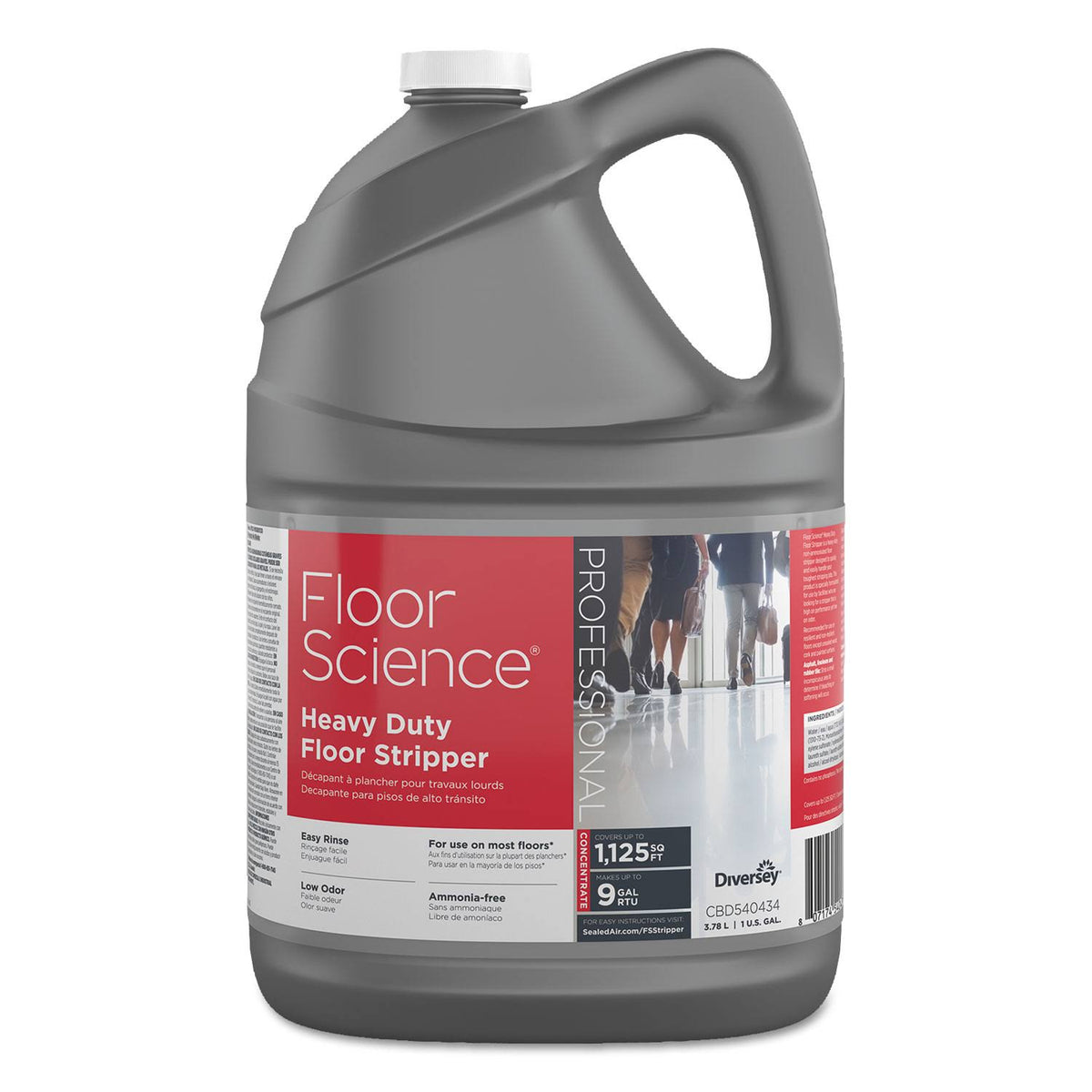Heavy Duty Floor Stripper, Liquid, 1 Gal Bottle, 4/Carton Z9262