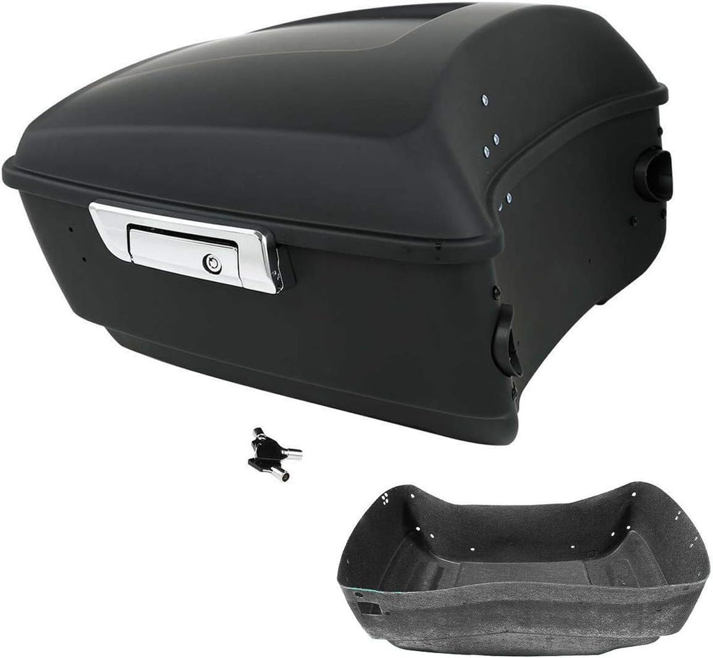 King Tour Pack Trunk with Carpet Liner Chrome Latch V325