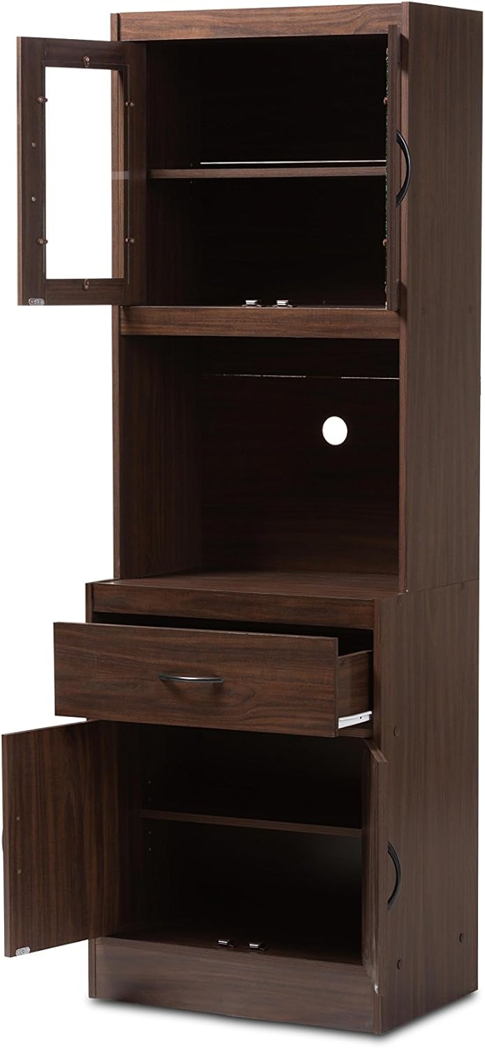 Walnut Brown Kitchen Cabinet K1756