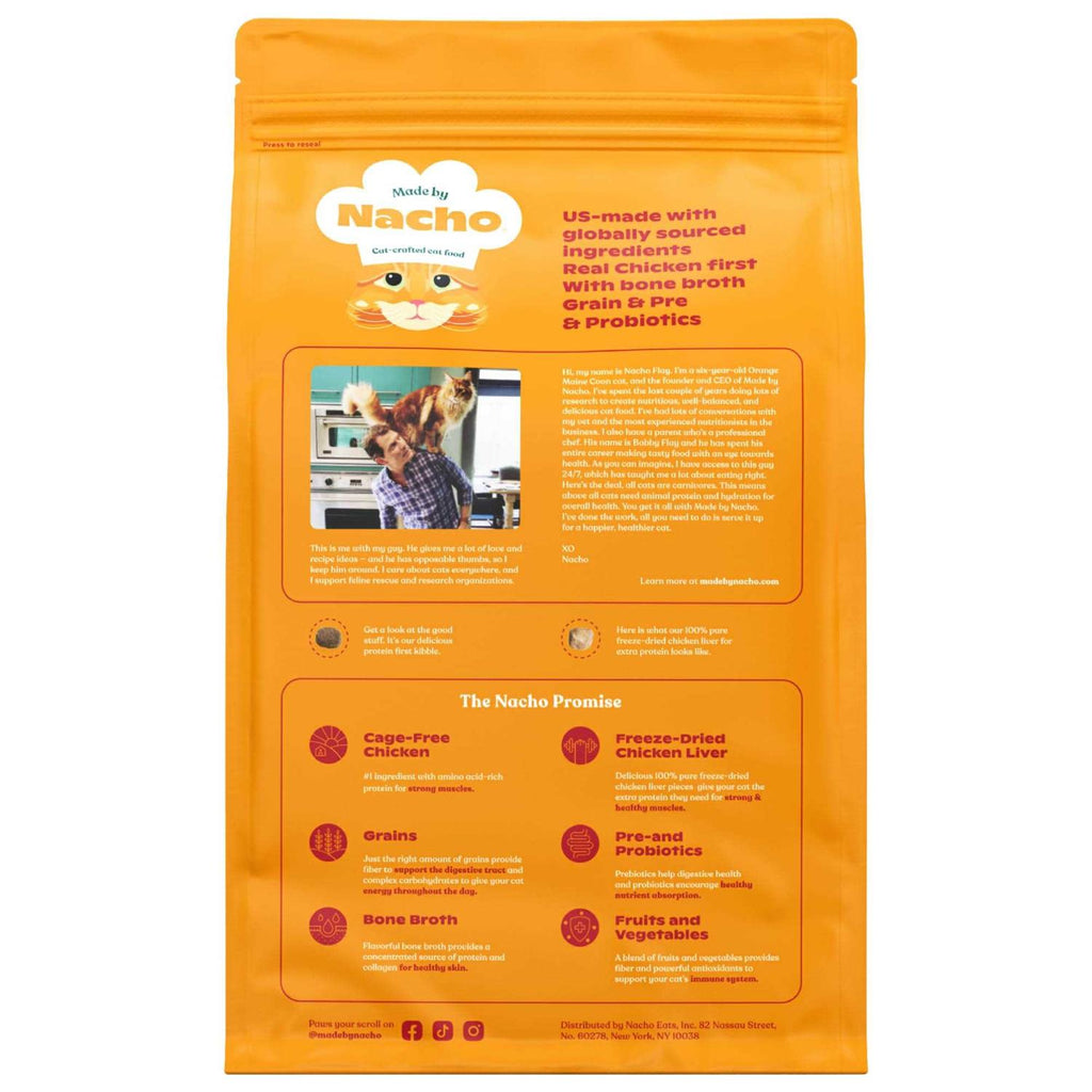 Dry Cat Food with Freeze Dried Raw Kibble Y357