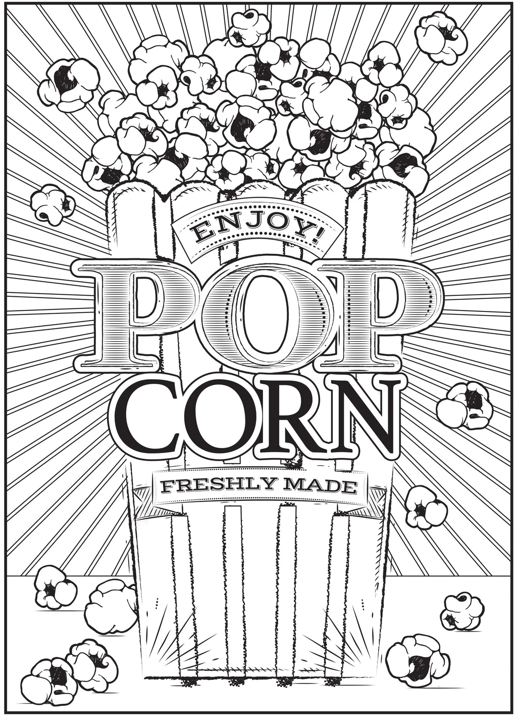 Sweet & Savory Adult Coloring Book, 64 Pages X90913