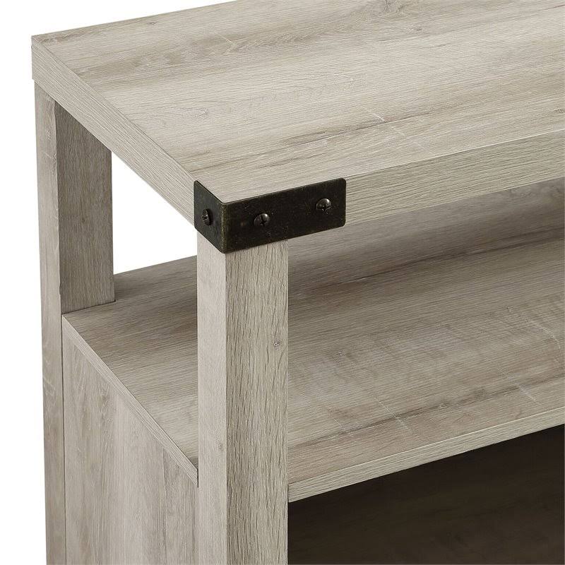 White Oak Highboy Console Q759