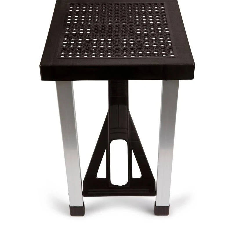 Black Picnic Table with Umbrella Y60964