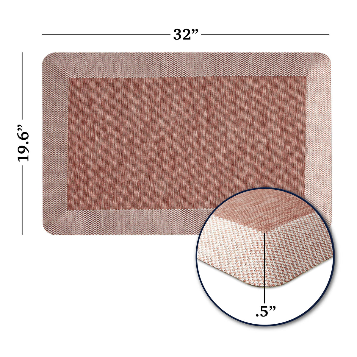 Spice Red Anti-Fatigue Kitchen Mat U407207