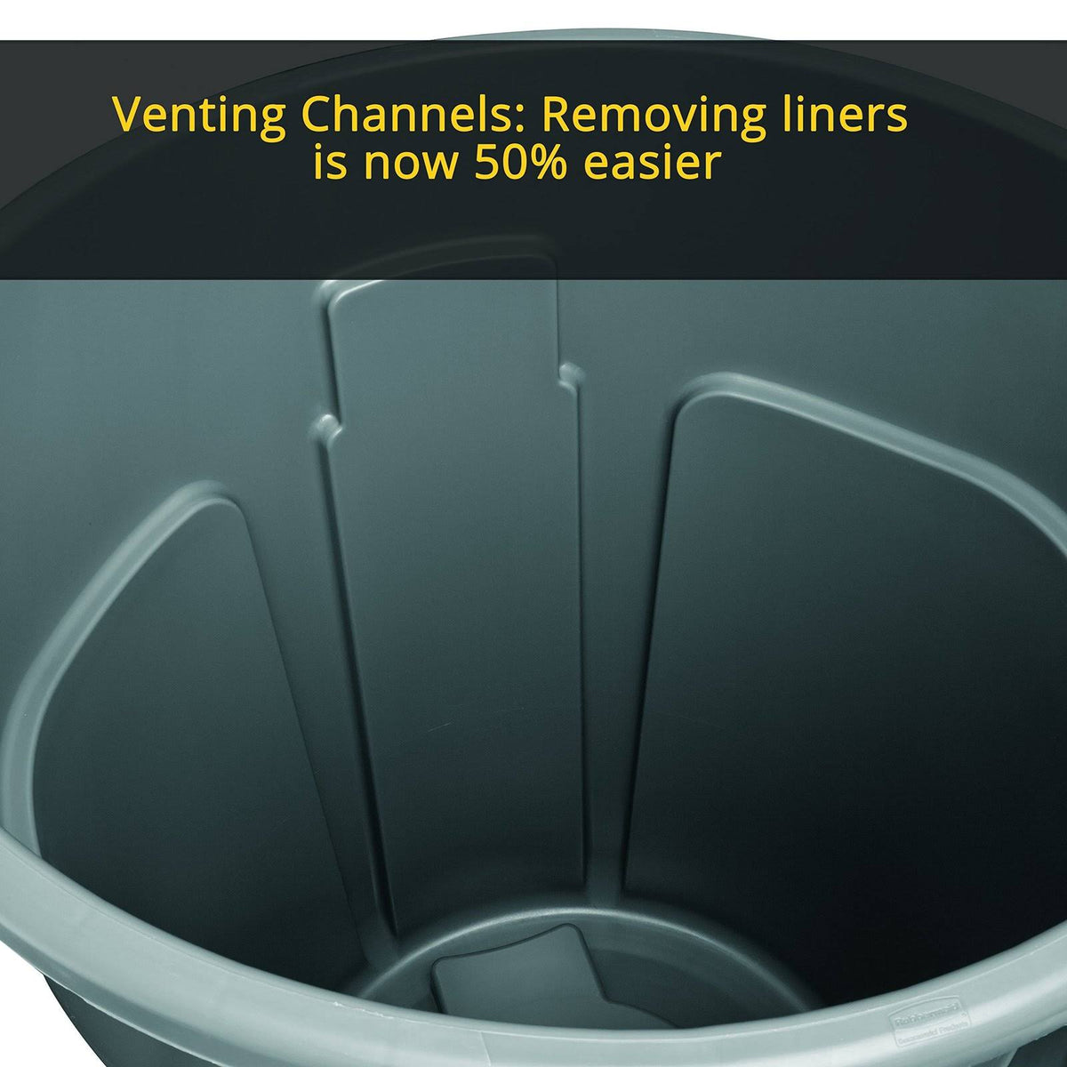 44 Gallon Black Trash Can G19246