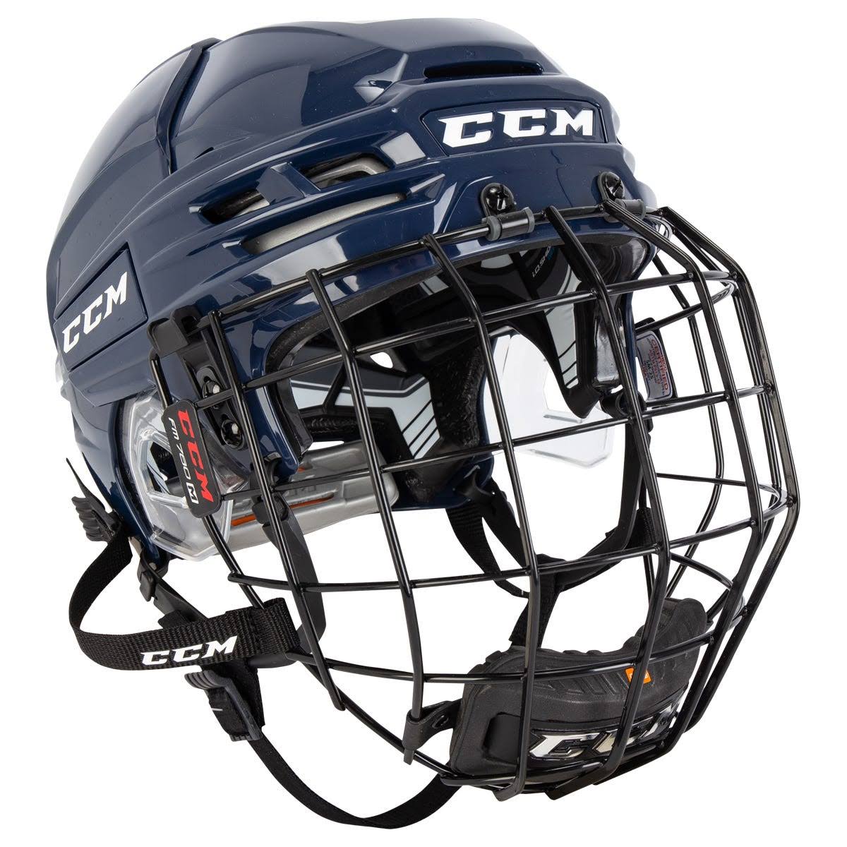 Navy Hockey Helmet Combo D41097