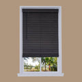 Cordless Walnut Faux Wood Room Darkening Blinds L2368