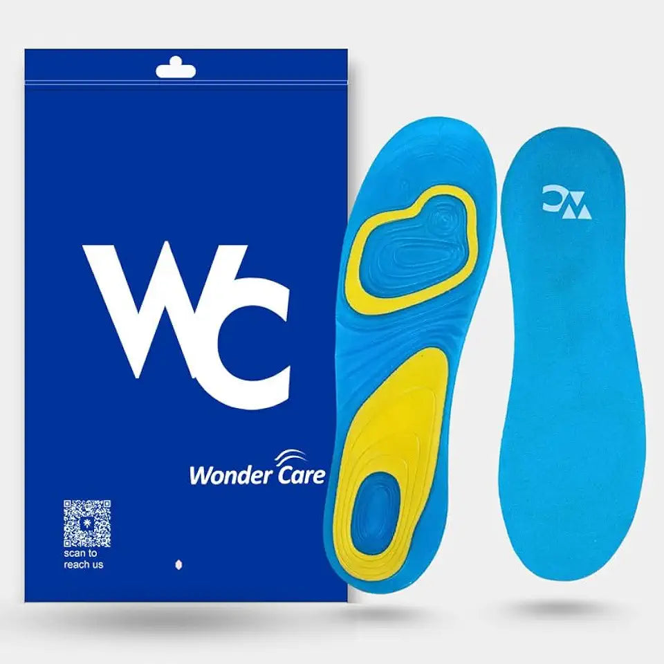 Silicone Gel Shoe Insoles Arch Support Cushion Pair of 2 T8307