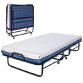 Folding Bed with Memory Foam Mattress Twin Size J599