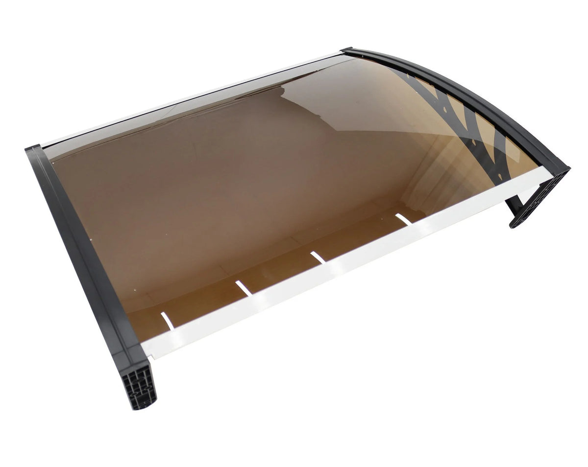30"*40" Polycarbonate Awning Dark Brown I852