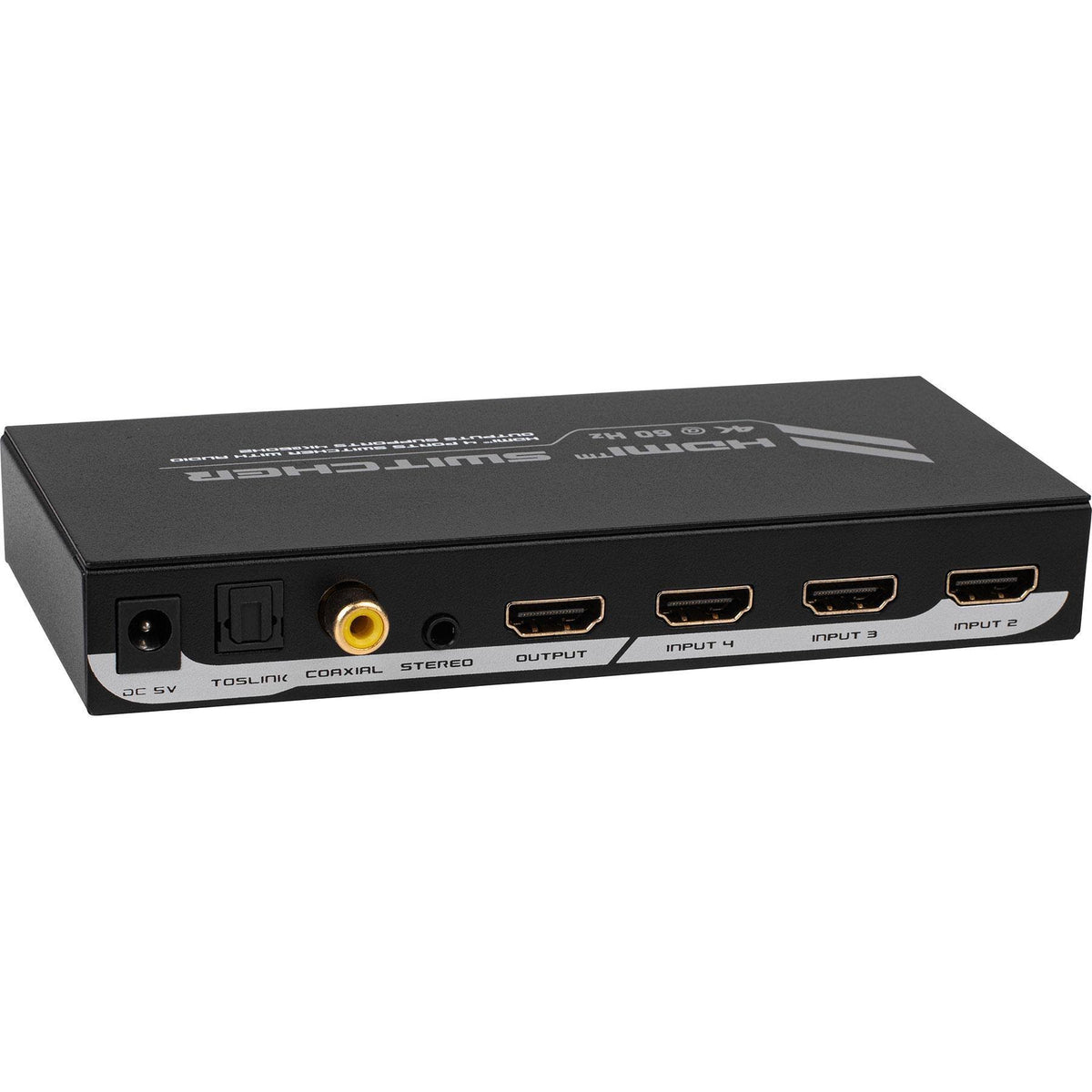 HDMI 2.0 4x1 4K 60 Hz Switcher with Audio Extractor and Arc J879641