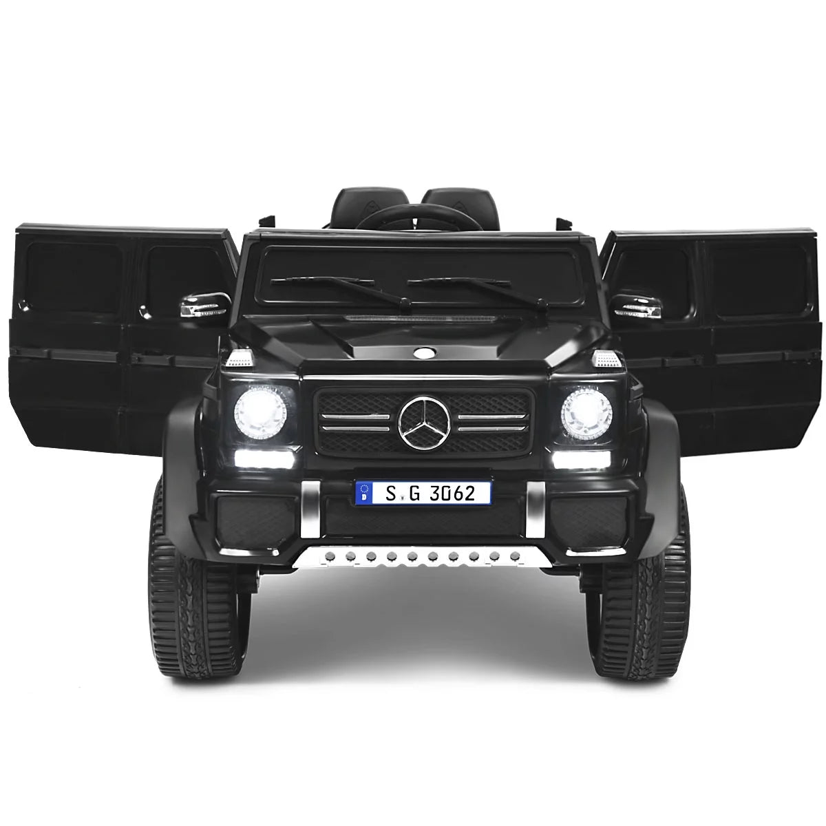 12V Kids Ride On Car with Trunk Pink I5835