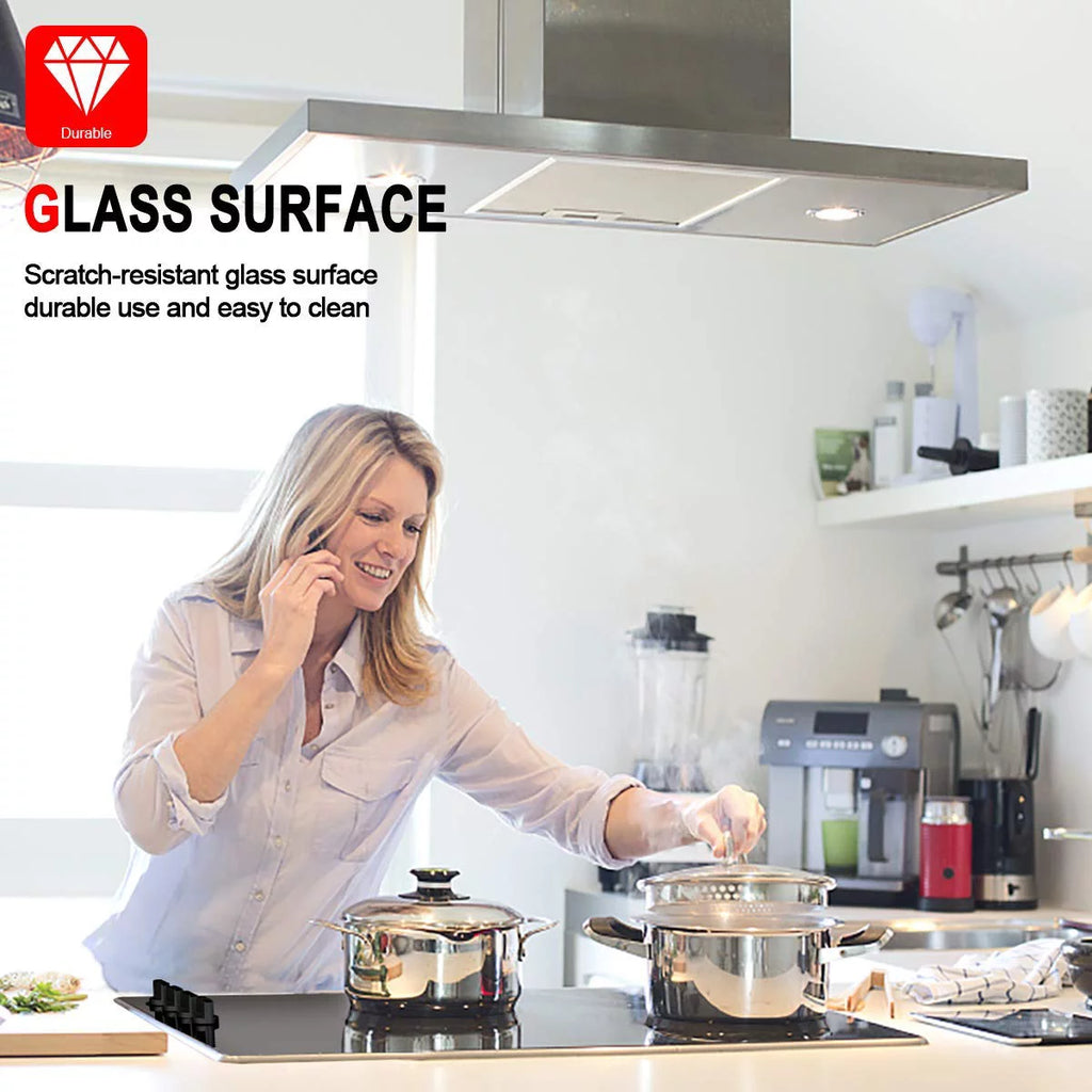 Built-in Electric Stove, 30 Vitro Ceramic Surface Radiant Electric Cooktop, 4 Burners O583429