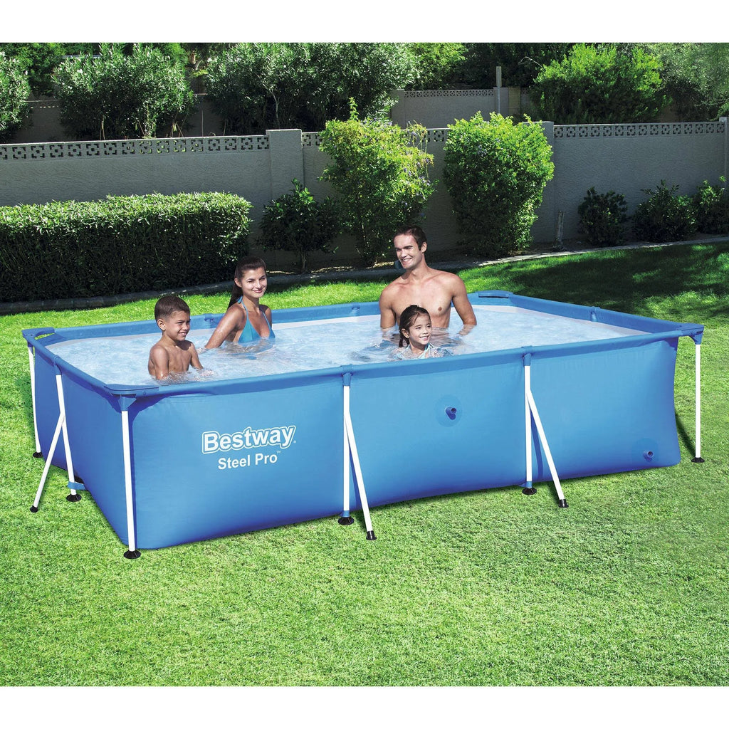 8.5ft x 5.6ft x 2ft Rectangular Above Ground Swimming Pool (2 Pack) O8265