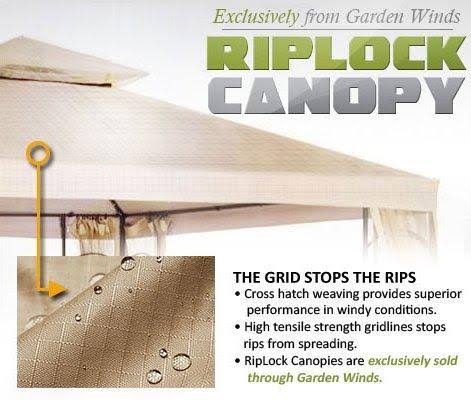 Two-Tiered Gazebo Replacement Canopy K355641