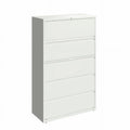 White 5-Drawer Lateral File Cabinet W92907