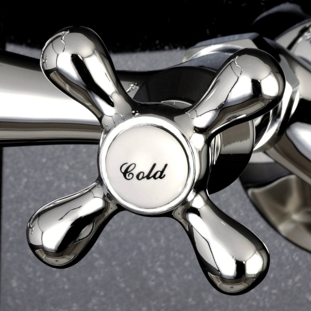 Brushed Brass Adjustable Wall Mount Kitchen Faucet I5066