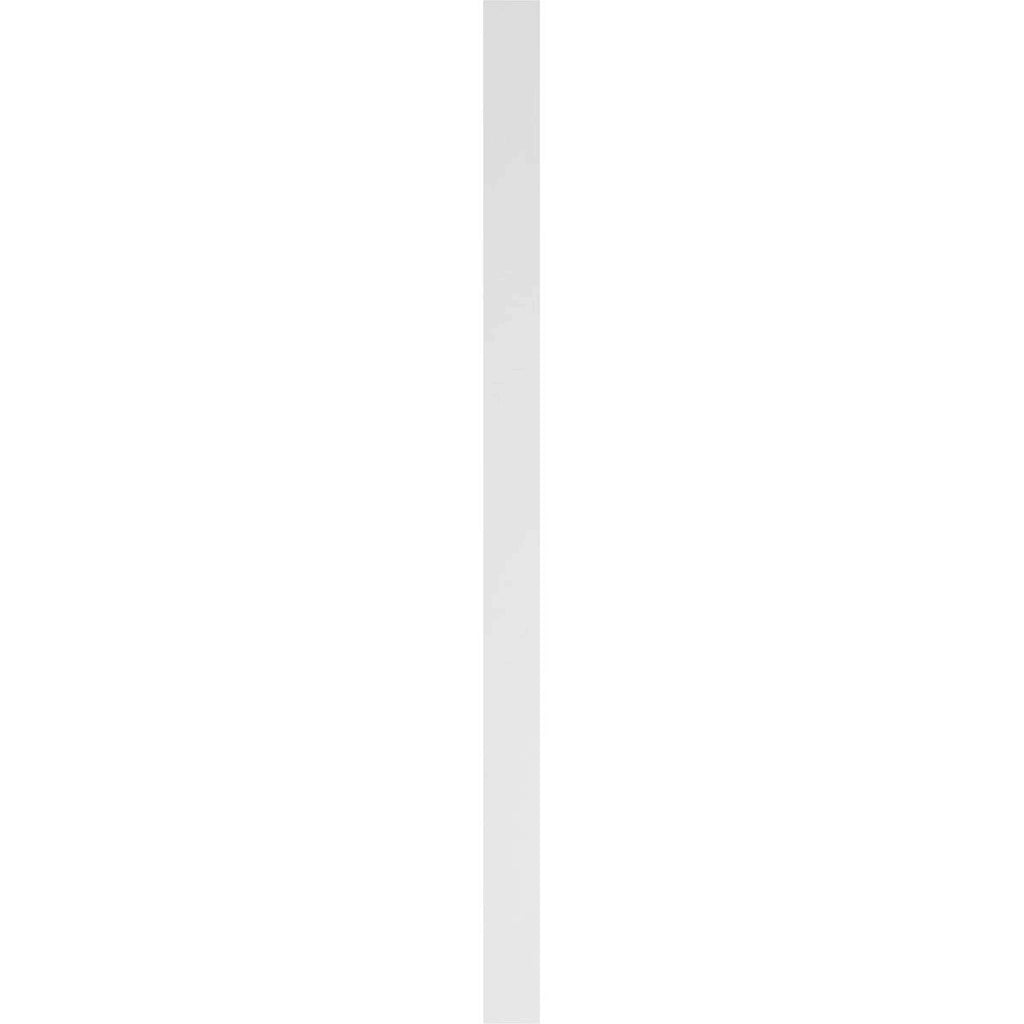 8x22W x 108x22H x 2x22P Flat Panel PVC Pilaster with Decorative Capital & Base (Pair) X547272