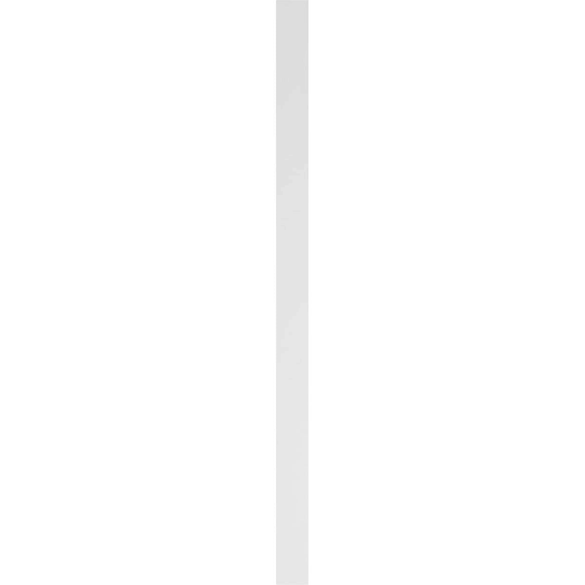 8x22W x 108x22H x 2x22P Flat Panel PVC Pilaster with Decorative Capital & Base (Pair) X547272