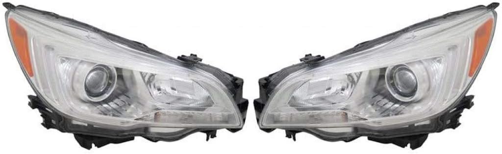 Headlight Assembly for Subaru Legacy 2015-2017 Driver Side Chrome M626168