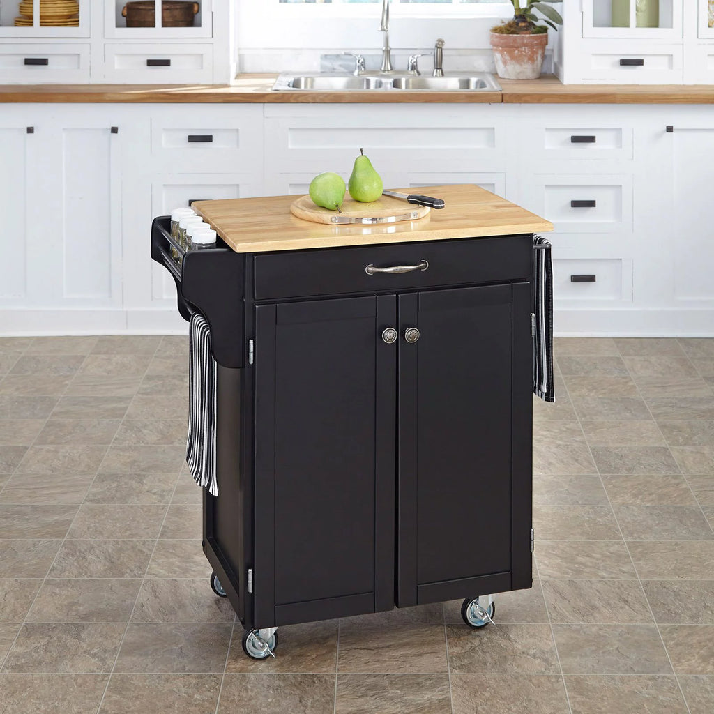 Off White Wood Kitchen Cart W921400