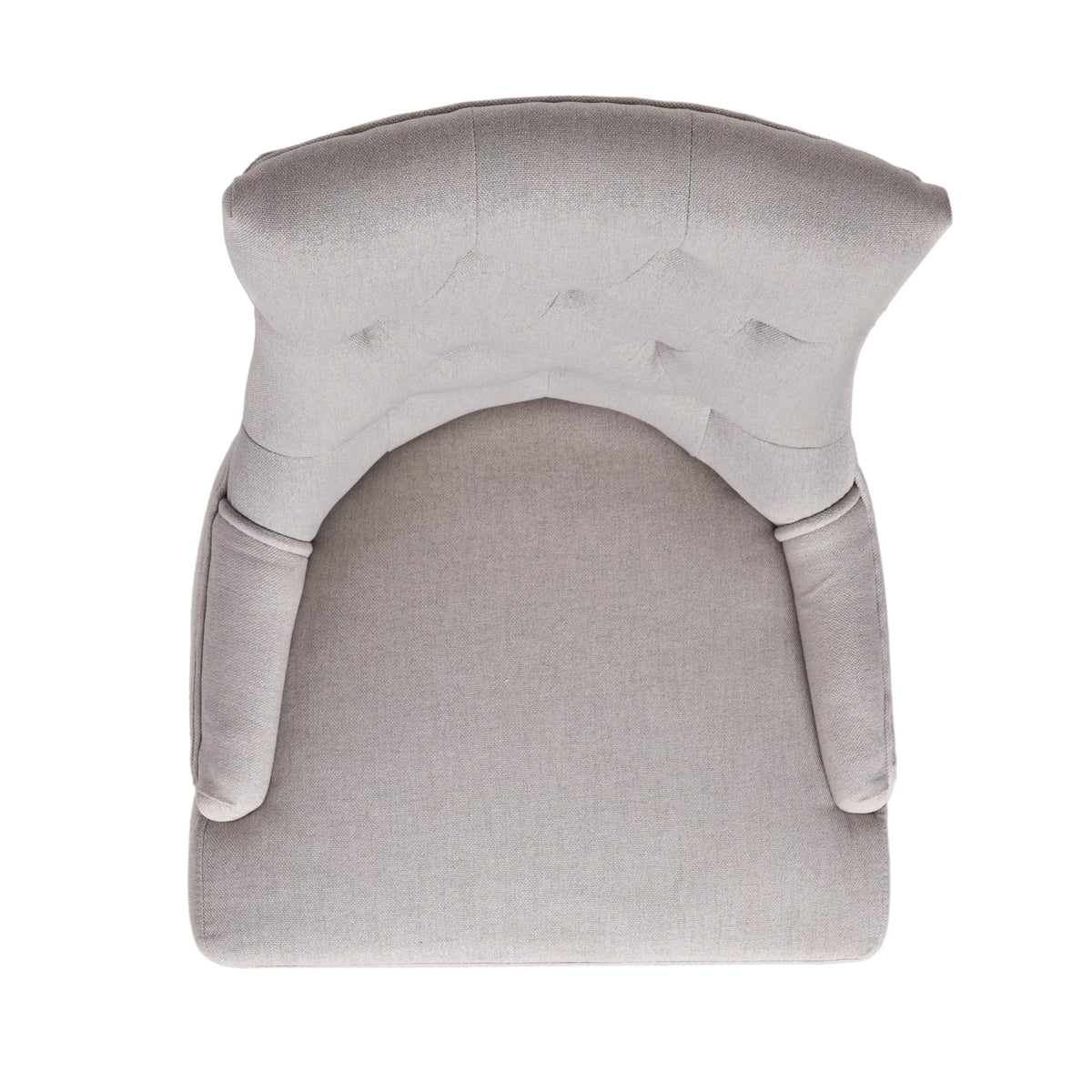Light Grey Fabric Dining Chair Set of 2 N705383