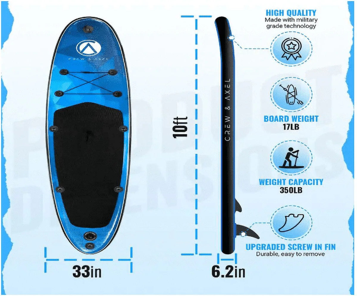 Inflatable Stand Up Paddle Board Non Slip SUP Blue S774713