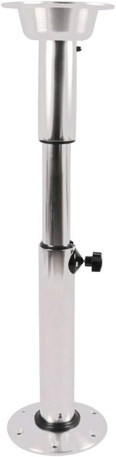 Silver Height Adjustable Table Pedestal Stand Base K59688