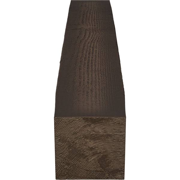 Rough Sawn Faux Wood Fireplace Mantel I74632