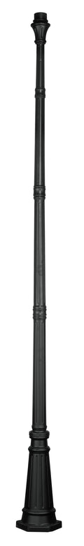Black Cast Aluminum Outdoor Post Y843