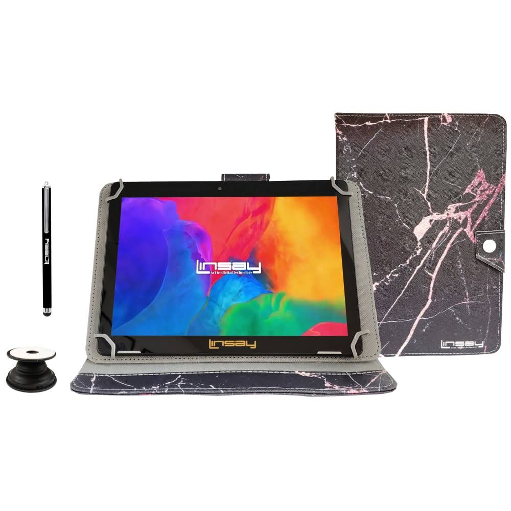 Marble Black/Pink 10.1 Tablet W8488