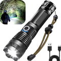 100000 High Lumens Usb Rechargeable Waterproof Flashlight W424176