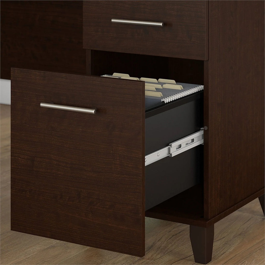 60" L Shaped Wood Desk H2535