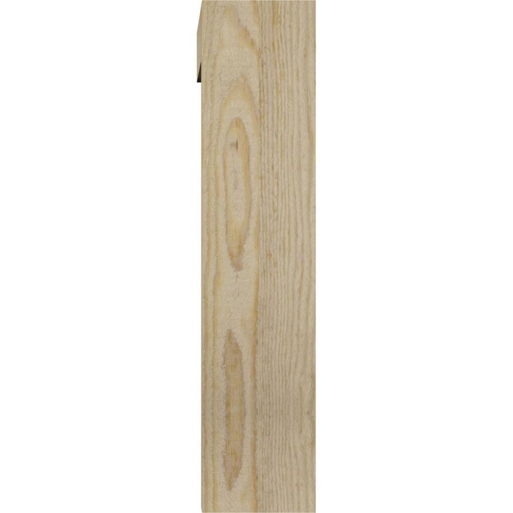 Traditional Block Rough Sawn Bracket with Offset Brace, Douglas Fir A96792