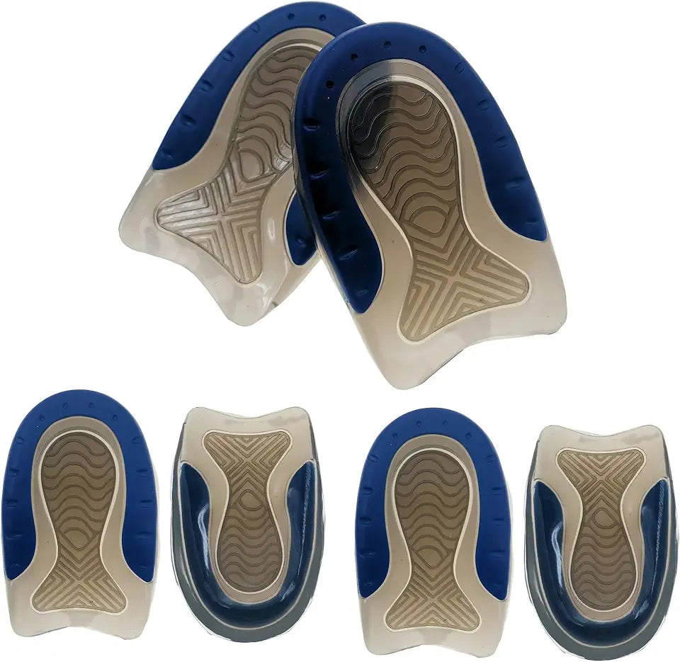 Lightweight Gel Heel Cups 3 Pairs Kid's Size 3-7 M689