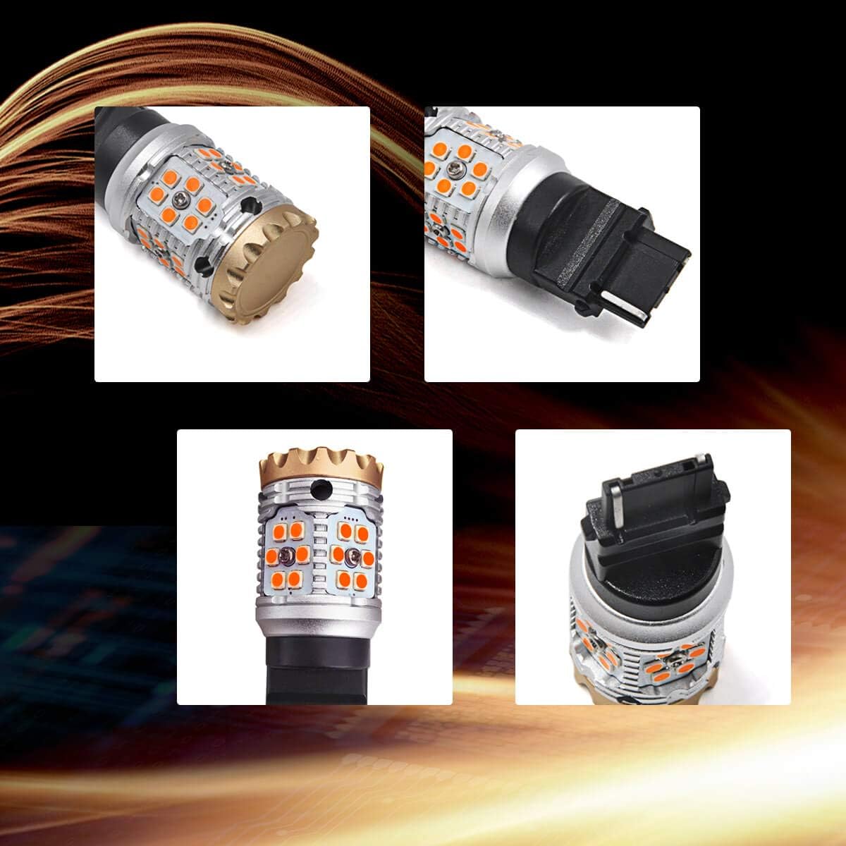 Amber LED Turn Signal Light Bulb (Pack of 2) R16973