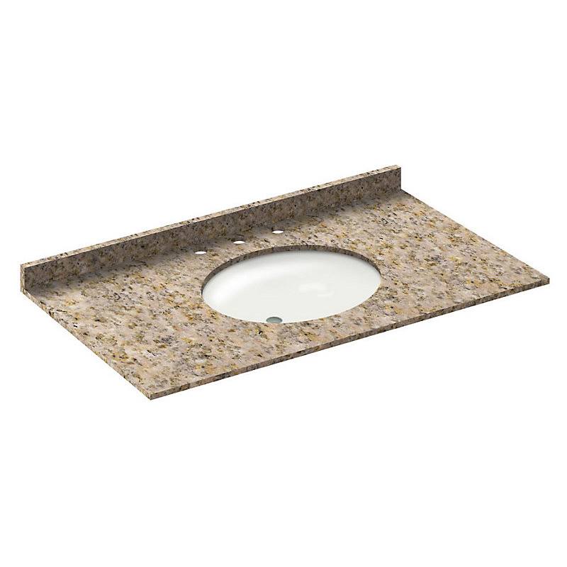 Wheat Vanity Top with Back Splash K692518