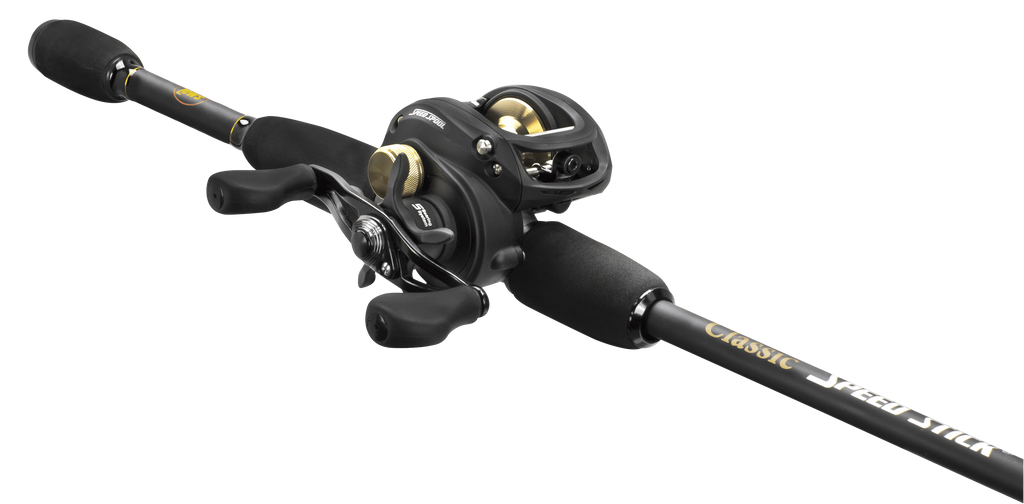 Black Baitcast Reel and Fishing Rod Combo Y71920