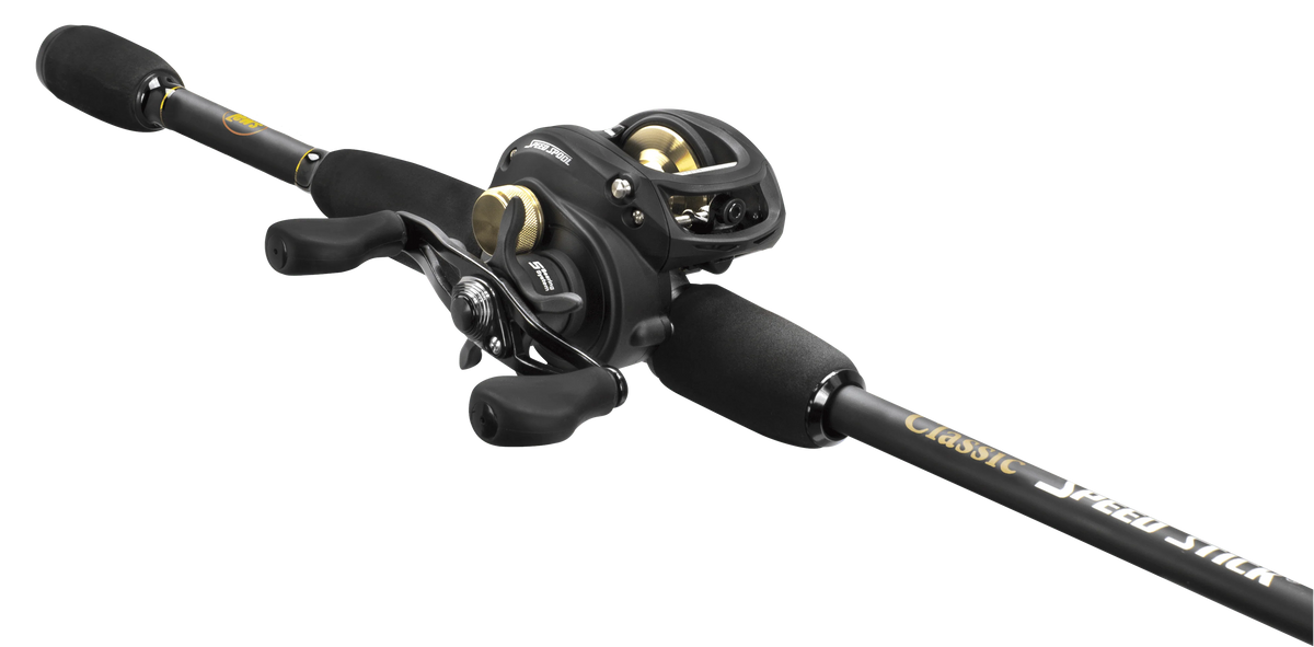Black Baitcast Reel and Fishing Rod Combo Y71920
