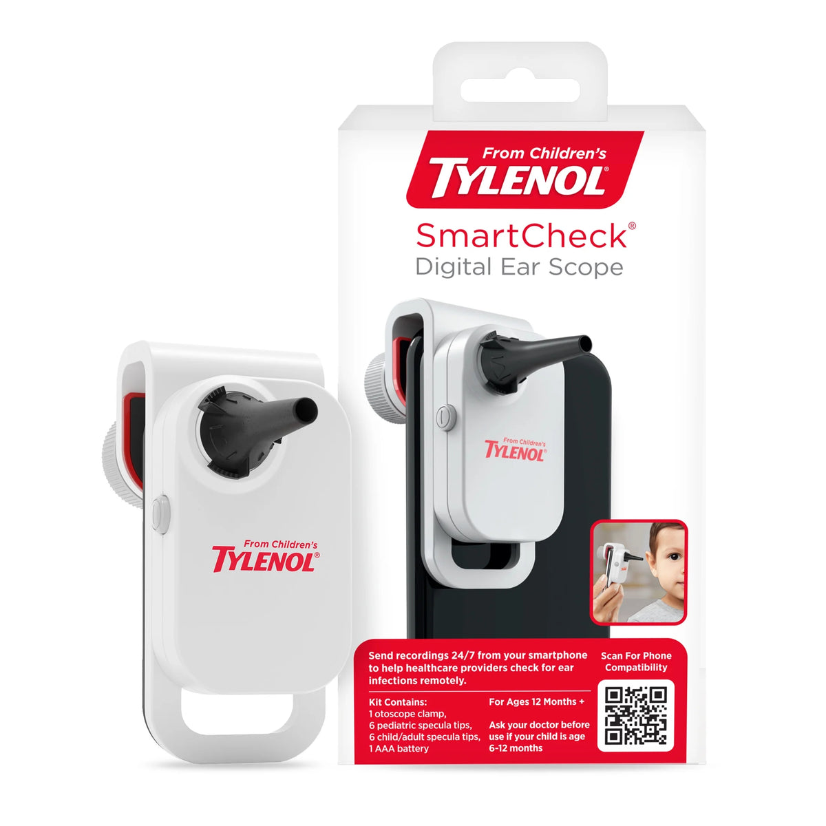 Digital Ear Scope Otoscope Kit P24163