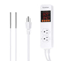 Digital Temperature Controller Dual Probe Thermostat Outlet G7110