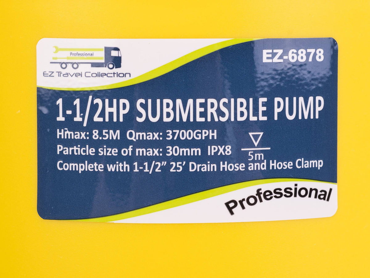 Hot Tub and Swimming Pool Drain Pump with Hose G730