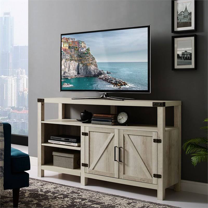 White Oak Highboy Console Q759