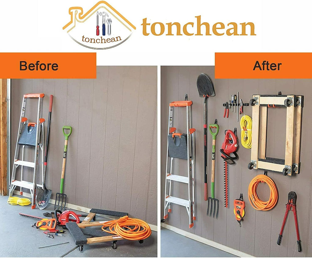 20 Pcs Heavy Duty Wall Mount Utility Hooks with Anti-Slip Coating E185