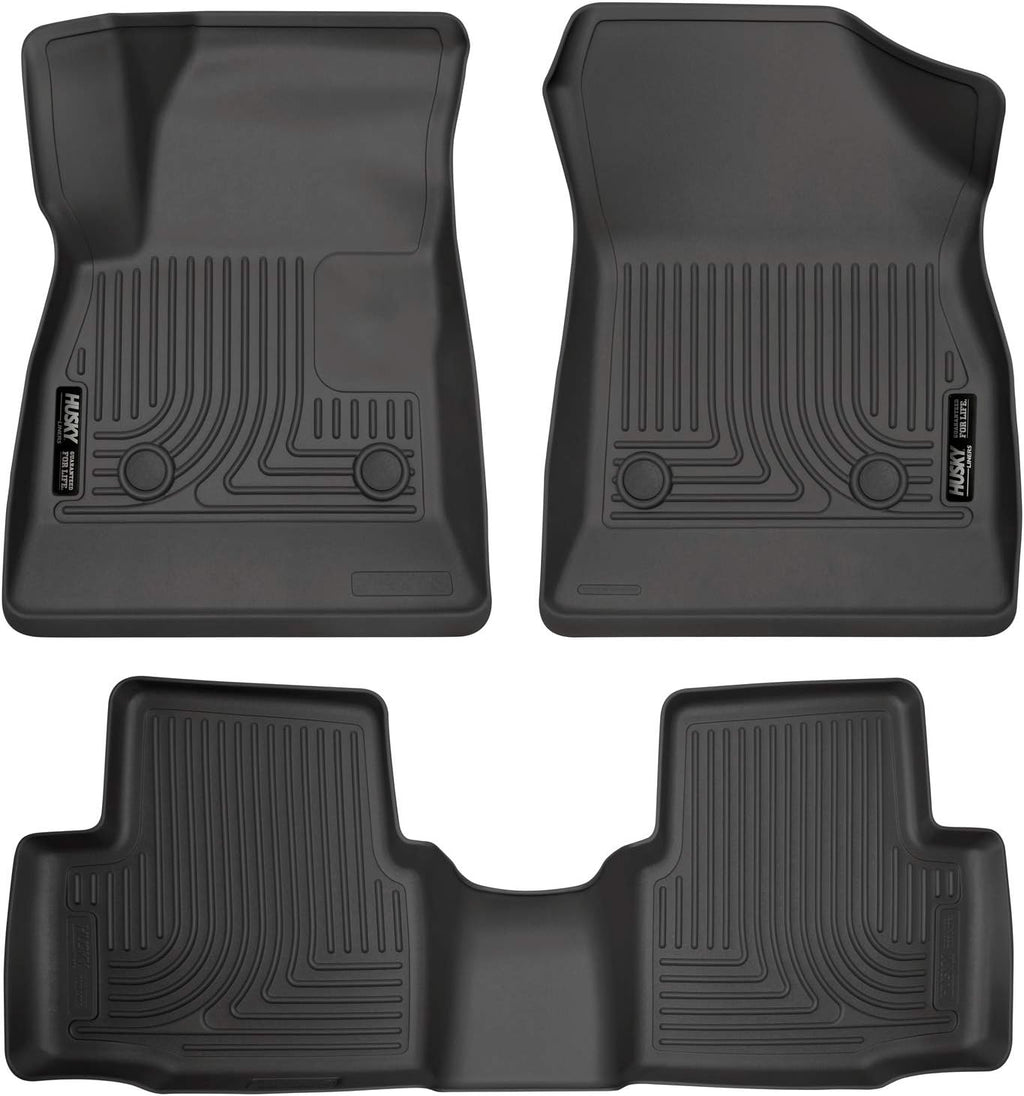 Black Front & 2nd Seat Floor Liners 3 Pcs R443