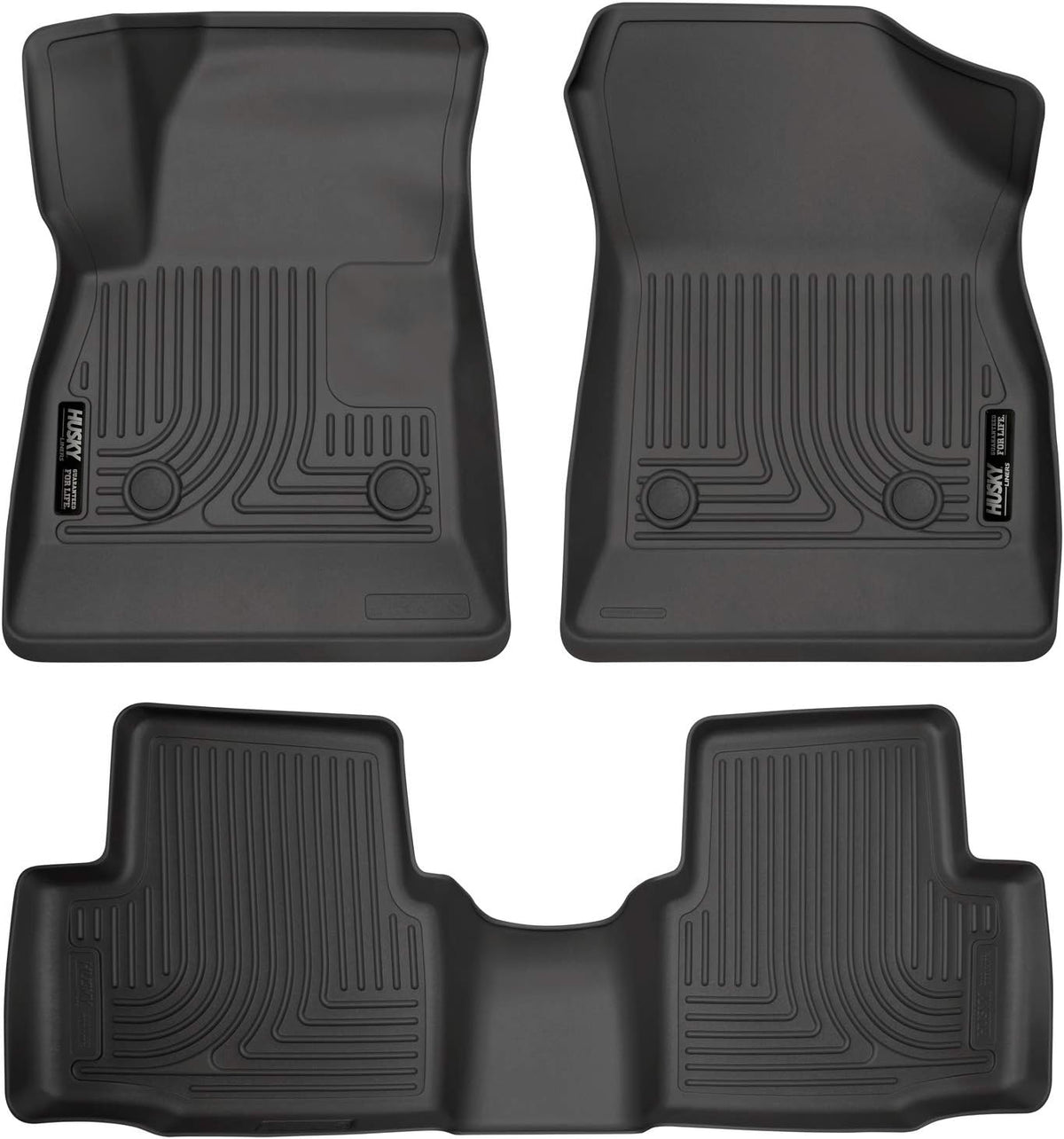 Black Front & 2nd Seat Floor Liners 3 Pcs R443