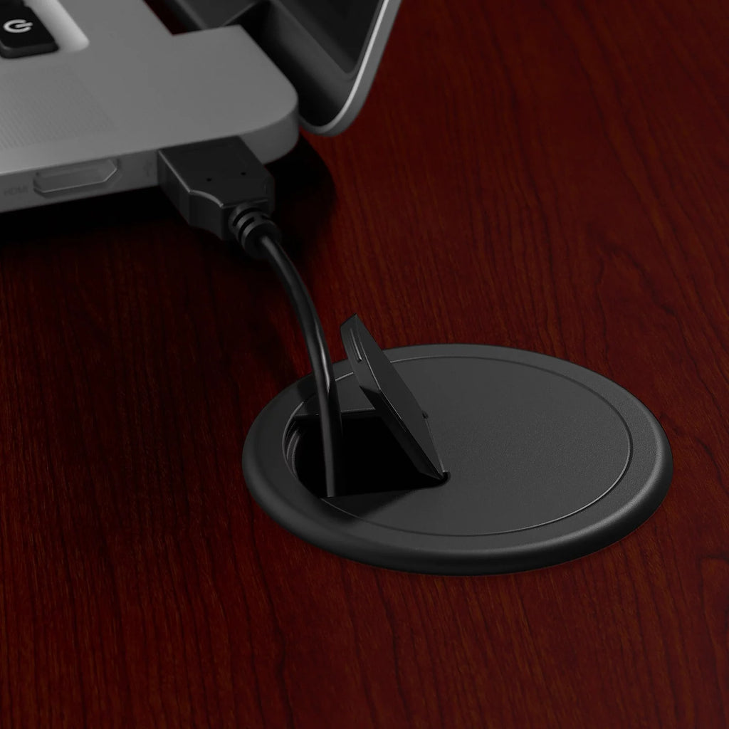Engineered Wood Desk Return in Harvest Cherry C665
